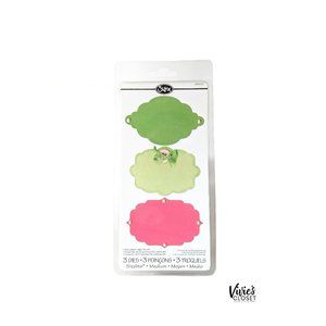 Sizzix 3 Die Decorative Label Set #4 - 656537
